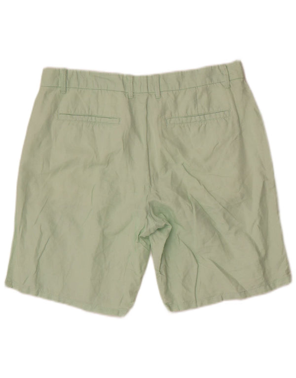 Gap Womens Khakis Chino Shorts US 6 Medium W32 Green Linen