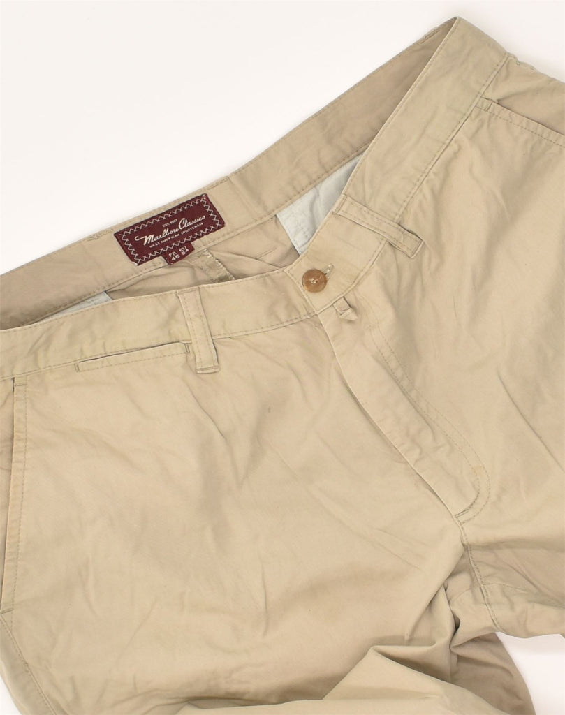 MARLBORO CLASSICS Mens Straight Chino Trousers IT 54 2XL W35 L30  Beige | Vintage Marlboro Classics | Thrift | Second-Hand Marlboro Classics | Used Clothing | Messina Hembry 