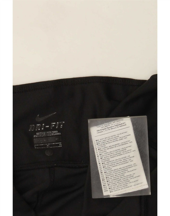 Nike Womens Capri Leggings UK 14 Large Black Polyester Sports