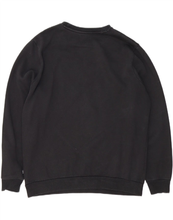 Puma Mens Graphic Sweatshirt Jumper Large Black Cotton