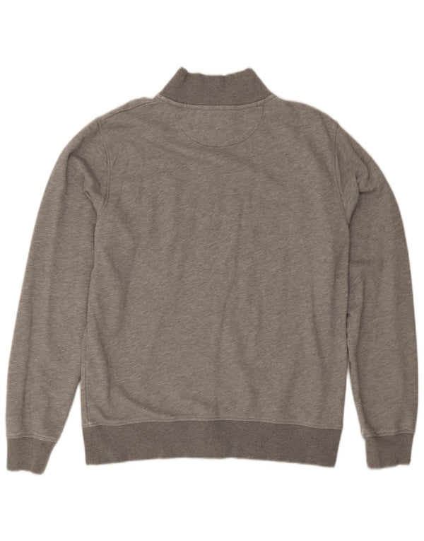 Gant Womens Graphic Tracksuit Top Jacket UK 18 XL Grey