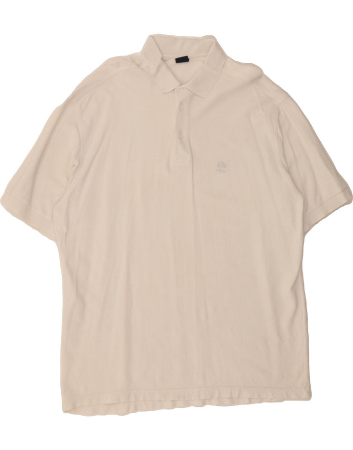 ELLESSE Mens Polo Shirt XL White Cotton Vintage Ellesse and Second-Hand Ellesse from Messina Hembry 