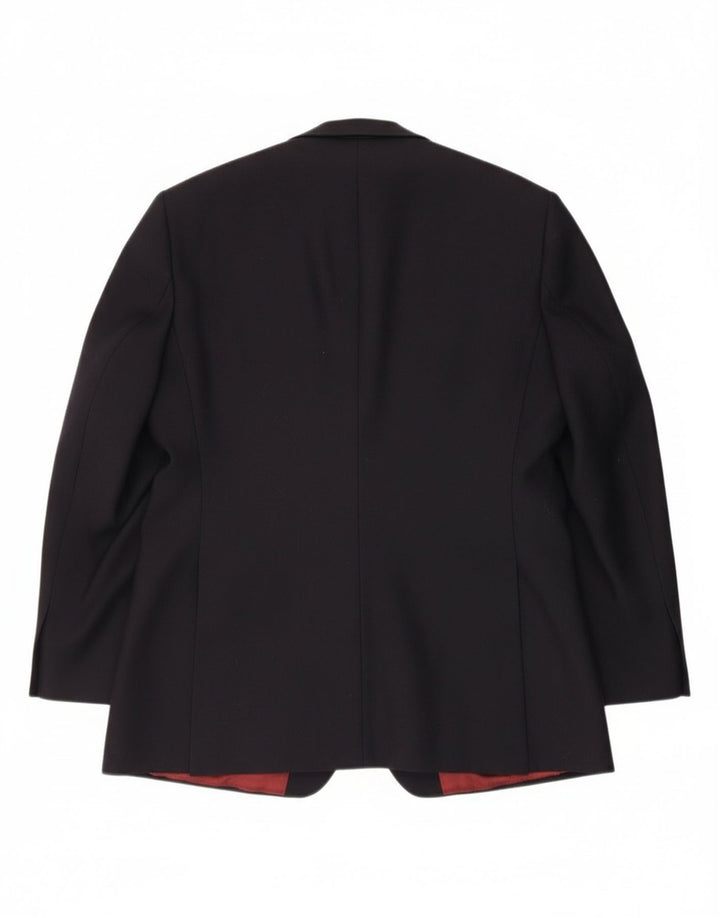 Magee Mens 2 Button Blazer Jacket UK 44 Large Navy Blue Wool