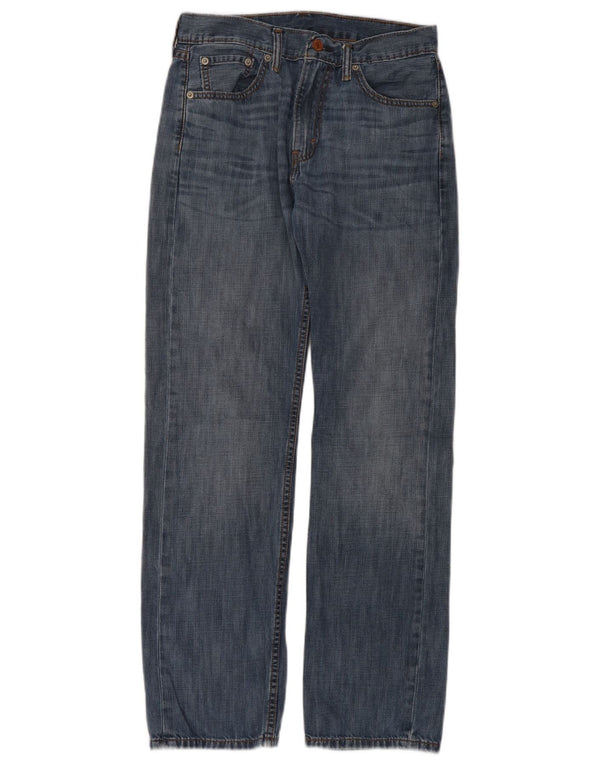Levi's Mens 505 Straight Jeans W30 L32 Blue Cotton