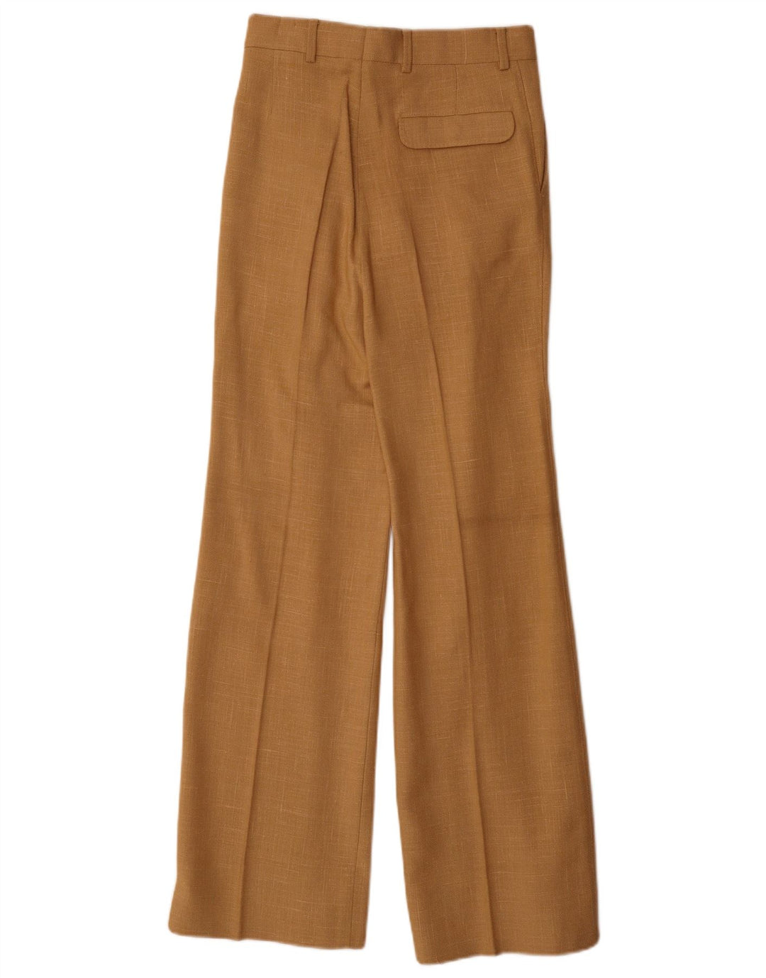 Vintage Womens Pegged Suit Trousers IT 42 Medium W26 L32 Beige Viscose