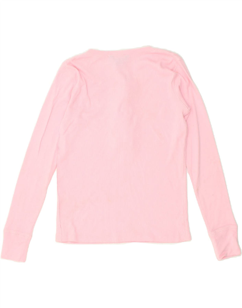 RALPH LAUREN Girls Ruffle Front Shirt 12-13 Years Large Pink Cotton | Vintage Ralph Lauren | Thrift | Second-Hand Ralph Lauren | Used Clothing | Messina Hembry 