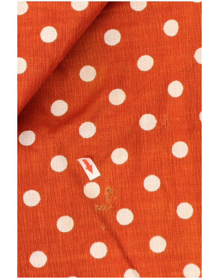 Vintage Womens Flared Skirt W24 XS Red Polka Dot