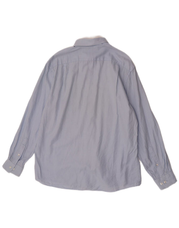 Tommy Hilfiger Mens Slim Fit Shirt Size 16 1/2 Large Blue
