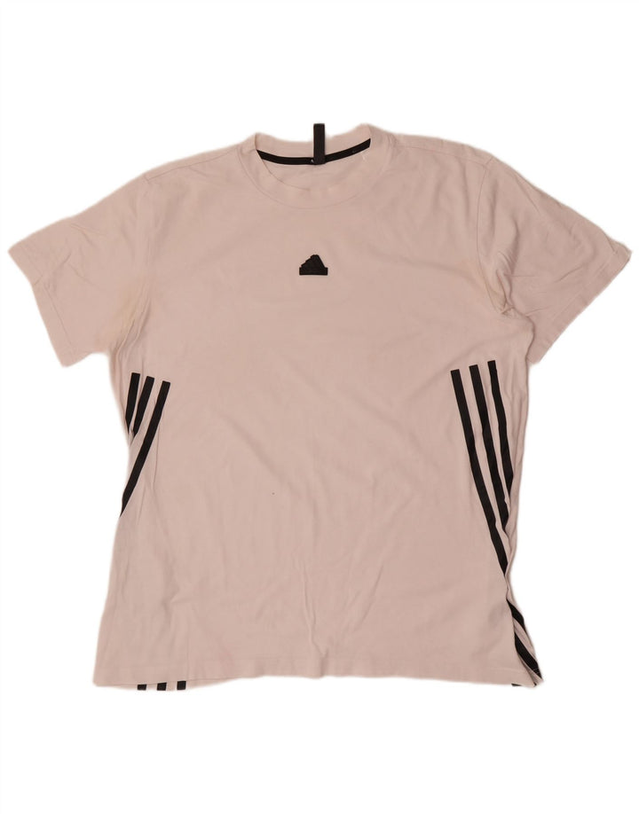 Adidas Mens T-Shirt Top Large White