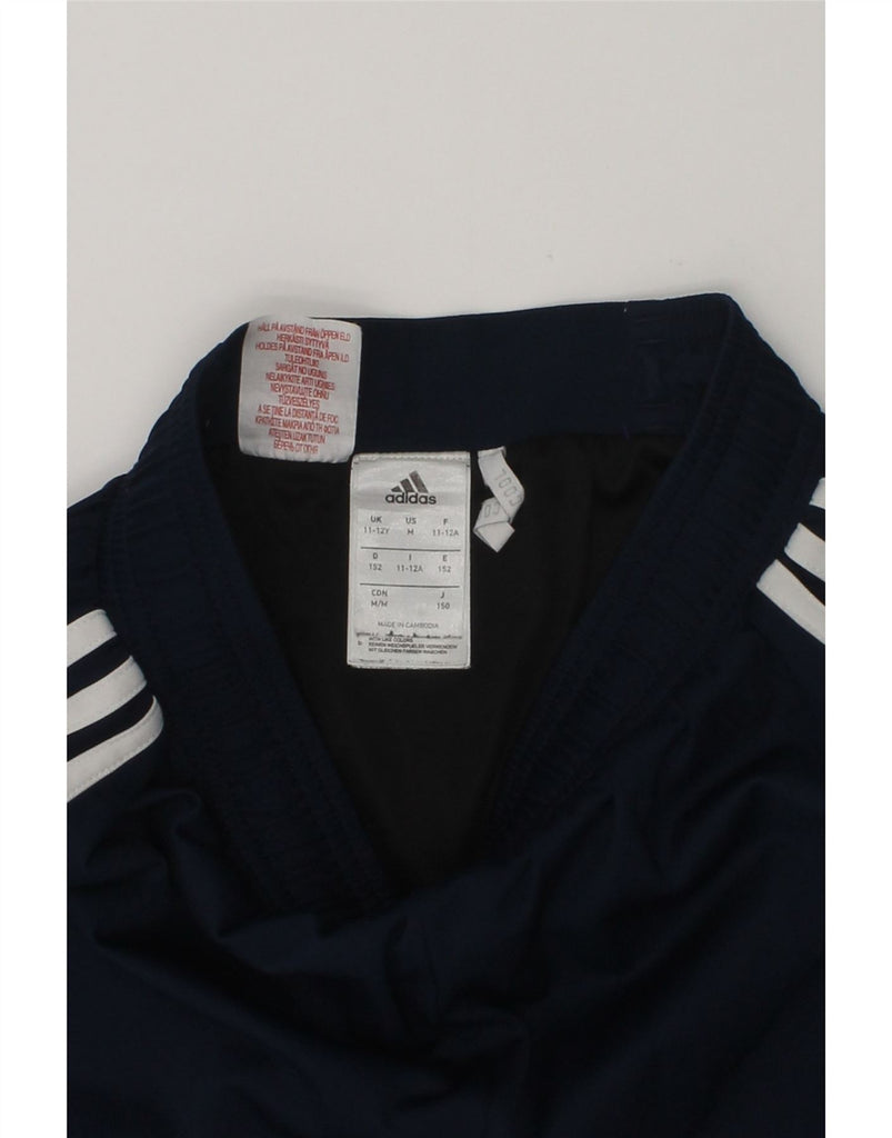 ADIDAS Boys FC Bayern Munchen Sport Shorts 11-12 Years Navy Blue Polyester | Vintage Adidas | Thrift | Second-Hand Adidas | Used Clothing | Messina Hembry 