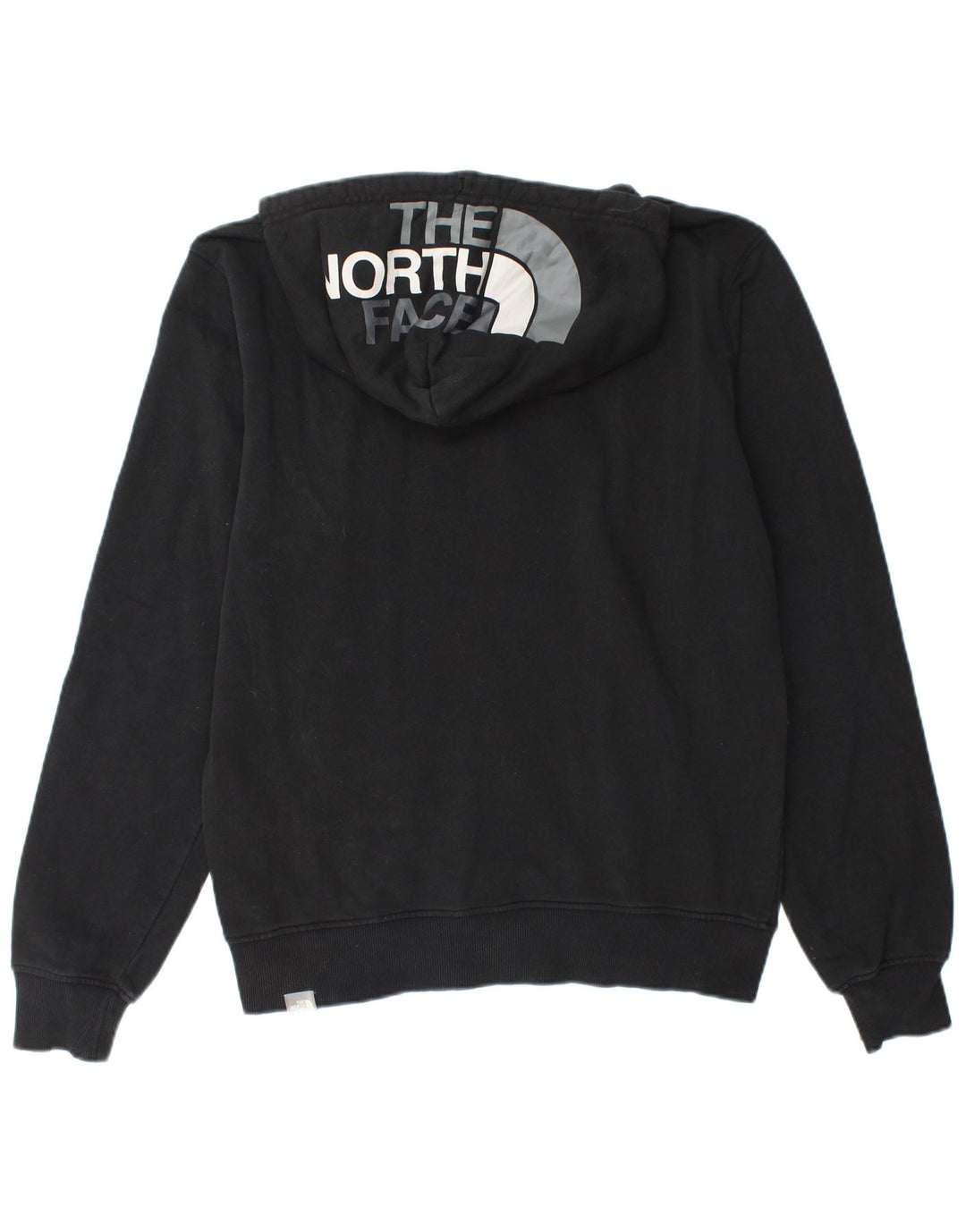 THE NORTH FACE Mens Graphic Hoodie Jumper Medium Black Cotton