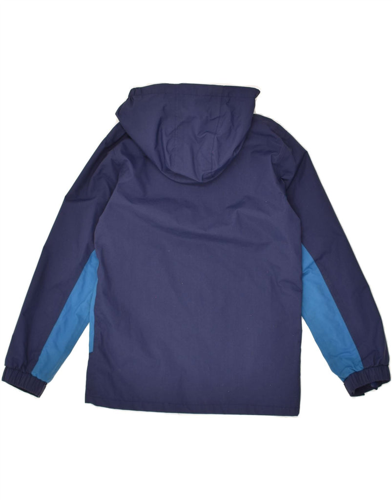 MOUNTAIN WAREHOUSE Boys Hooded Rain Jacket 9-10 Years Navy Blue | Vintage Mountain Warehouse | Thrift | Second-Hand Mountain Warehouse | Used Clothing | Messina Hembry 