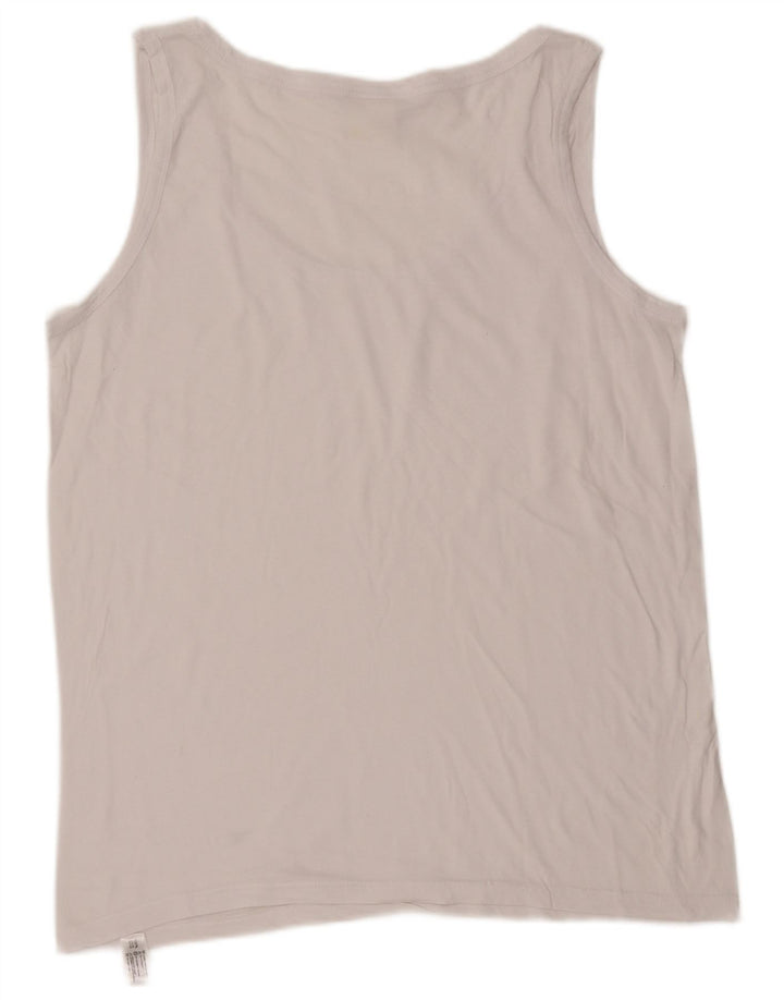 Diadora Mens Vest Top 2XL White Cotton