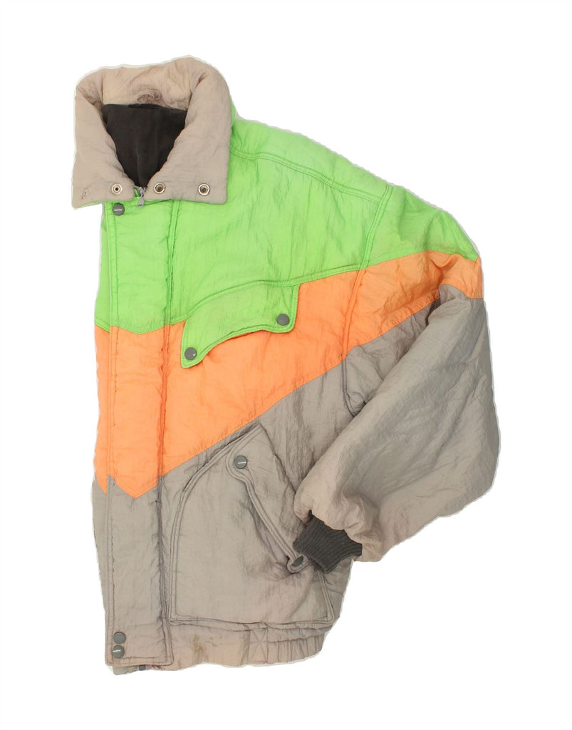 VINTAGE Mens Windbreaker Jacket UK 40 Large Multicoloured Colourblock | Vintage Vintage | Thrift | Second-Hand Vintage | Used Clothing | Messina Hembry 