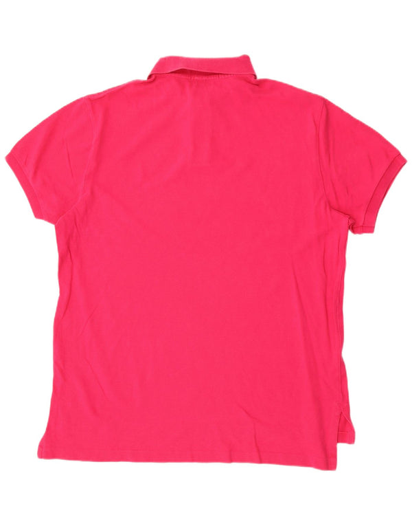 Polo Ralph Lauren Mens Custom Fit Polo Shirt Large Pink Cotton