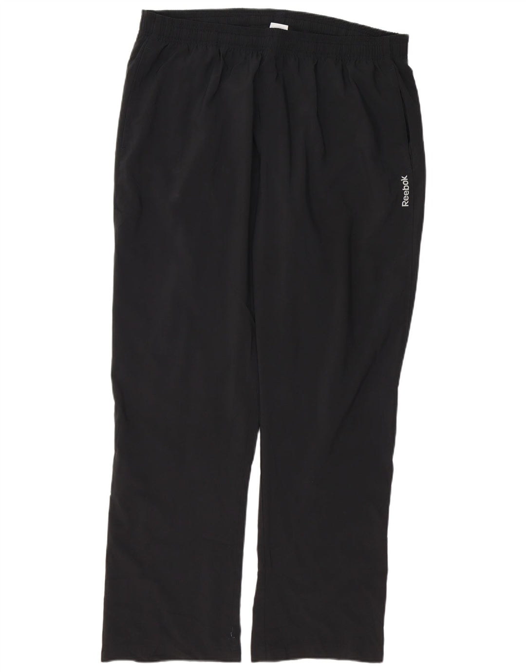REEBOK Mens Tracksuit Trousers XL Black Polyester
