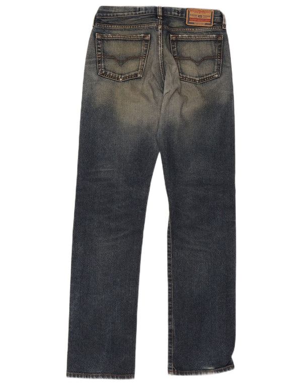 Diesel Womens Straight Jeans W28 L31 Blue Cotton