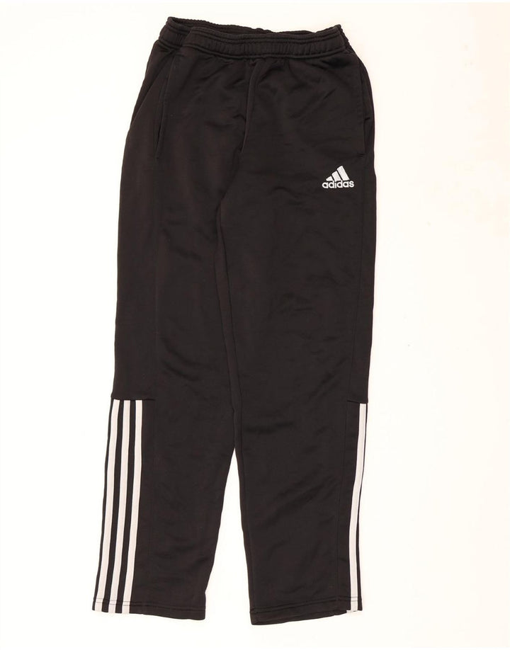 ADIDAS Womens Tracksuit Trousers UK 12 Medium  Black Polyester