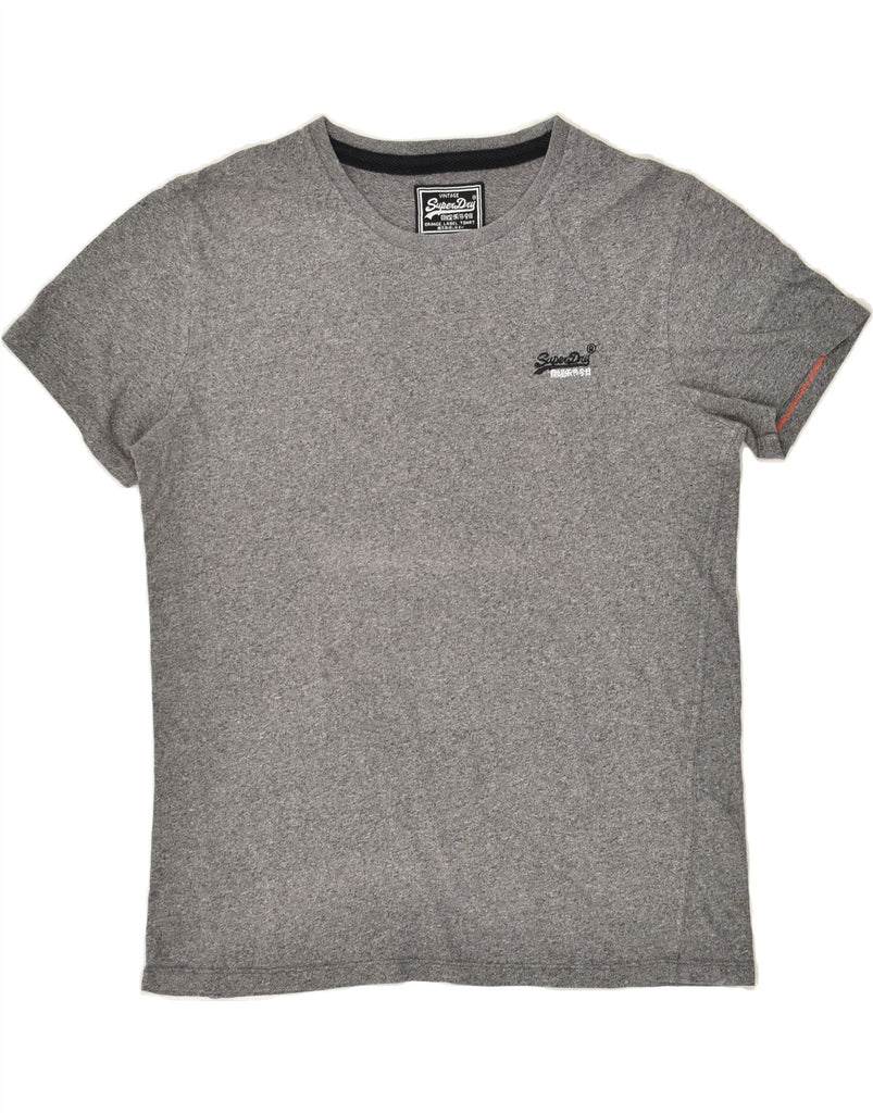 SUPERDRY Mens T-Shirt Top Large Grey Cotton | Vintage Superdry | Thrift | Second-Hand Superdry | Used Clothing | Messina Hembry 