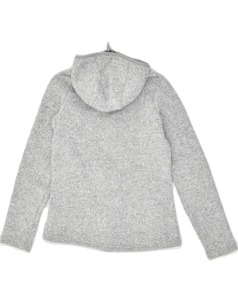 MOUNTAIN WAREHOUSE Womens Zip Hoodie Sweater UK 12 Medium  Grey Flecked | Vintage Mountain Warehouse | Thrift | Second-Hand Mountain Warehouse | Used Clothing | Messina Hembry 