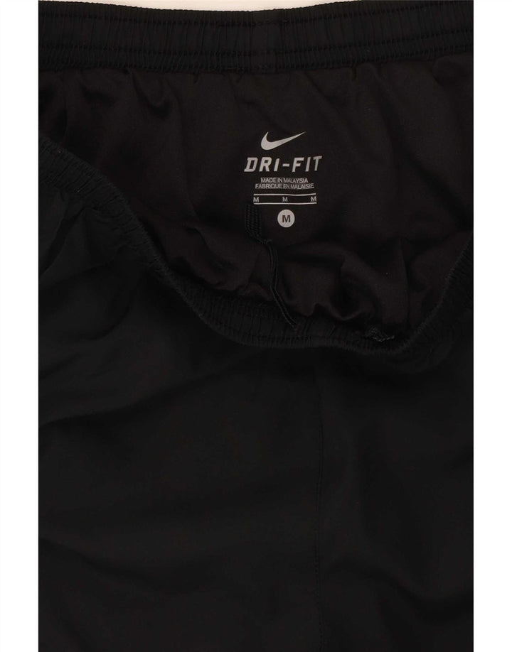 Nike Womens Dri Fit Sport Shorts UK 14 Medium Black Polyester