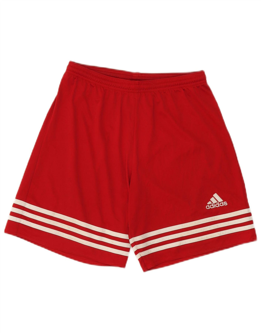 Adidas Mens Climalite Sport Shorts Small Red Polyester
