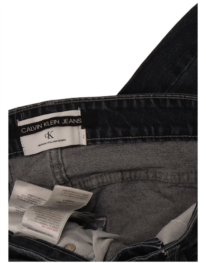 Calvin Klein Mens Slim Jeans W30 L28 Navy Blue Cotton