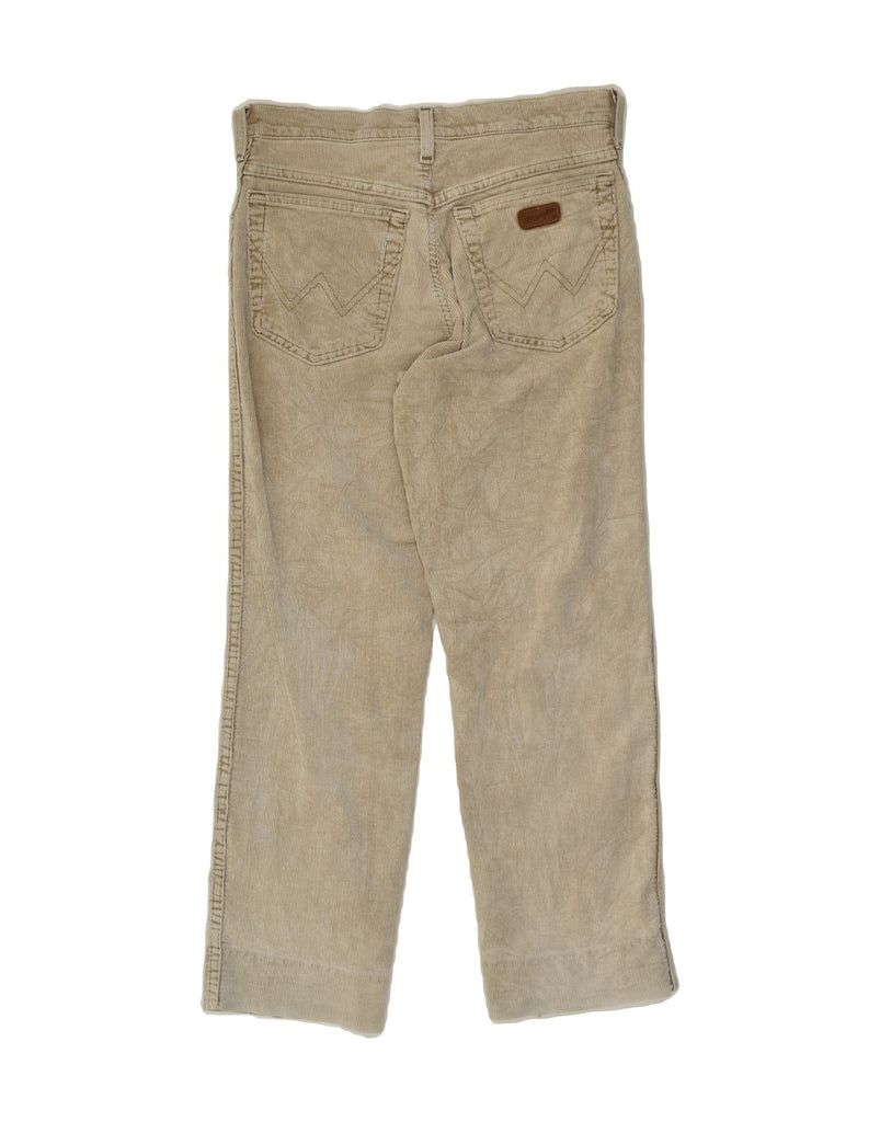 WRANGLER Mens Straight Corduroy Trousers W30 L27  Beige Cotton | Vintage Wrangler | Thrift | Second-Hand Wrangler | Used Clothing | Messina Hembry 