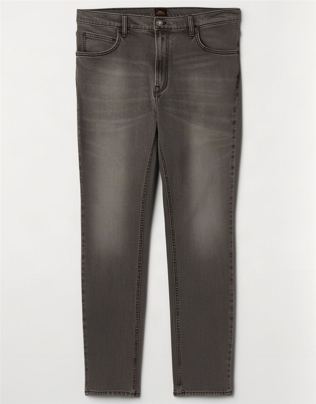 Lee Mens Rider Slim Straight Jeans W36 L32 Grey Cotton