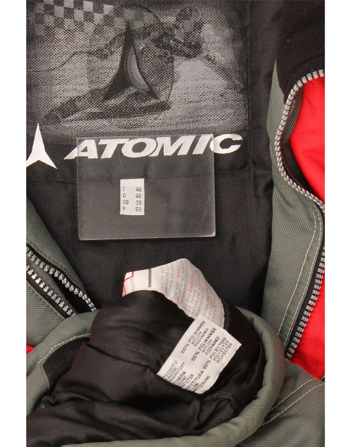 Atomic Mens Graphic Ski 2 Piece Set UK 38 Medium Grey Colourblock