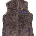 L.L.BEAN Womens Fleece Gilet UK 14 Medium Grey Polyester