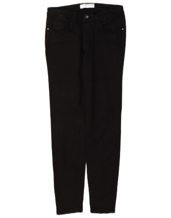 Zara Womens Skinny Jeans EU 38 Small W28 L28 Black Cotton
