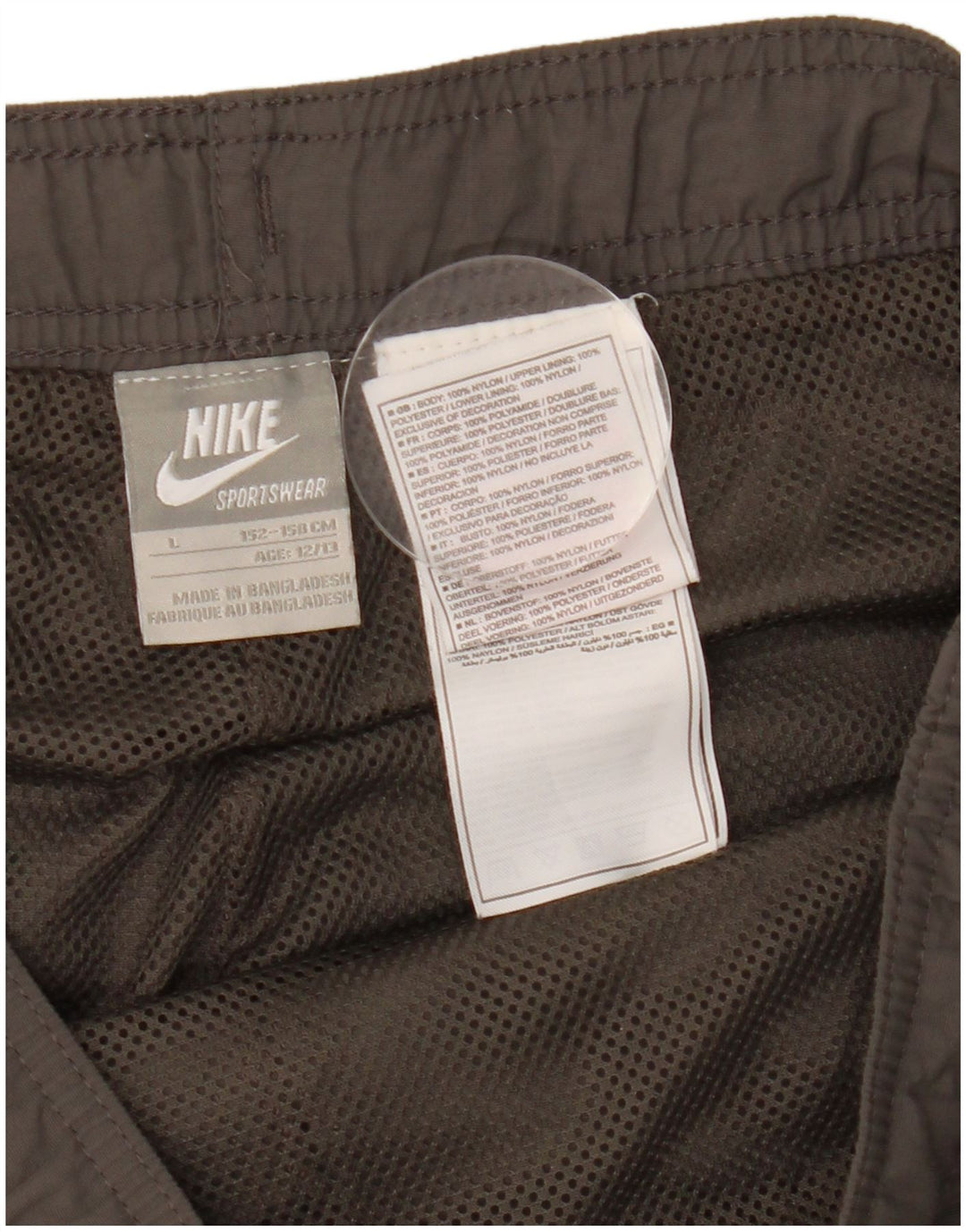 Nike Boys Air Graphic Tracksuit Trousers Joggers 12-13 Years Large Grey