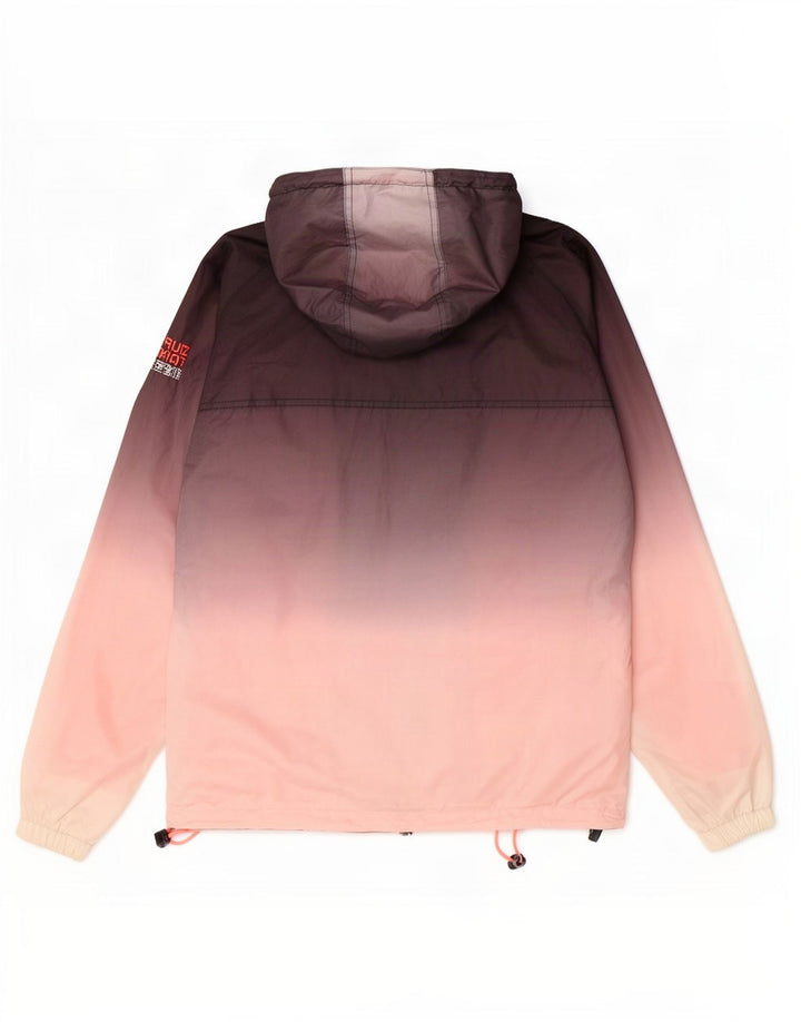 Superdry Mens Windcagoule Rain Jacket UK 36 Small Multicoloured Colourblock