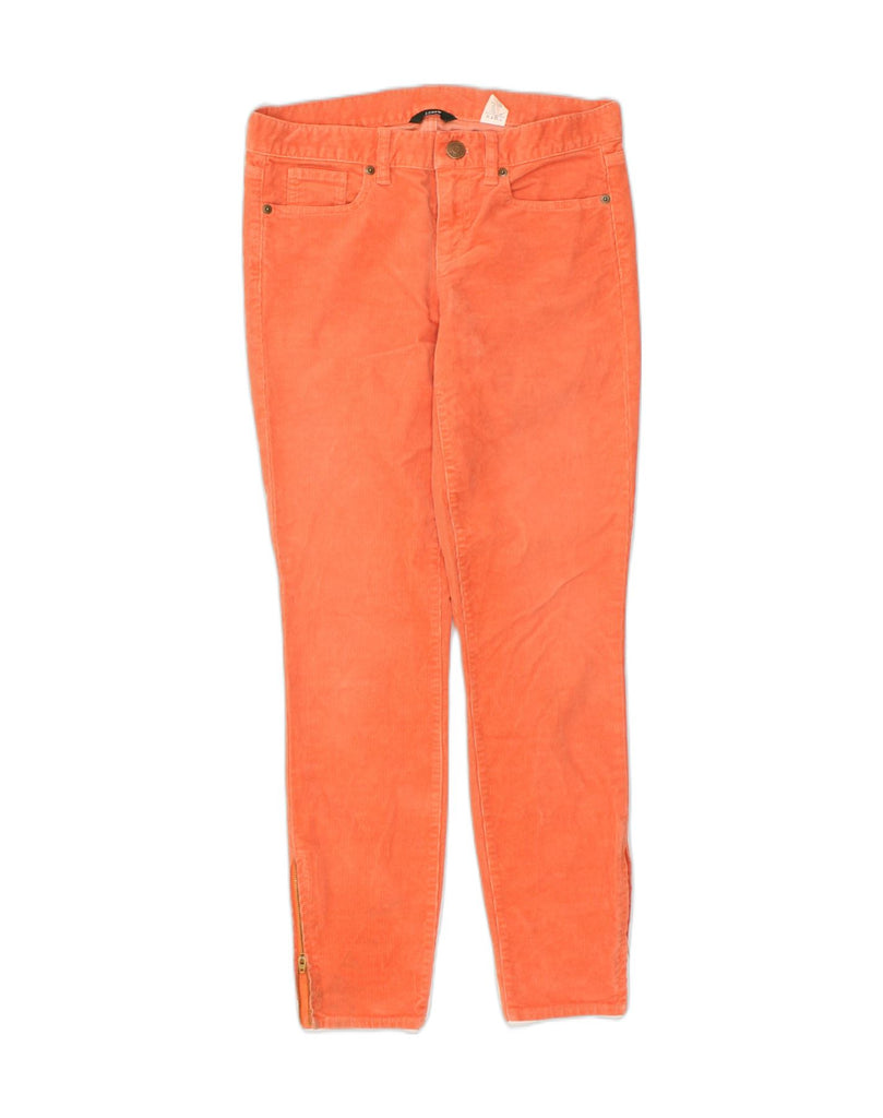 J. CREW Womens Slim Corduroy Trousers W26 L28 Orange Cotton | Vintage J. Crew | Thrift | Second-Hand J. Crew | Used Clothing | Messina Hembry 