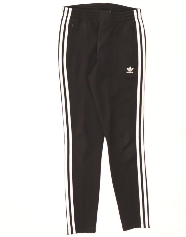 ADIDAS Womens Tracksuit Trousers UK 6 XS  Black Polyester Vintage Adidas and Second-Hand Adidas from Messina Hembry 