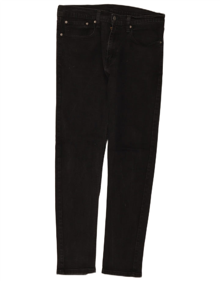 Levi's Mens 512 Slim Tapered Jeans W34 L32 Black