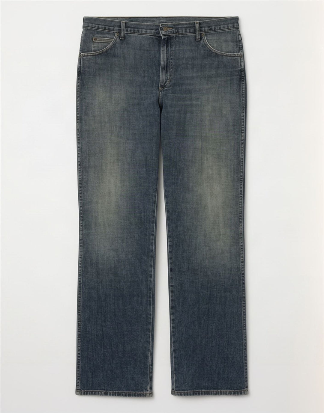 Wrangler Mens Bootcut Jeans W38 L34 Blue Cotton