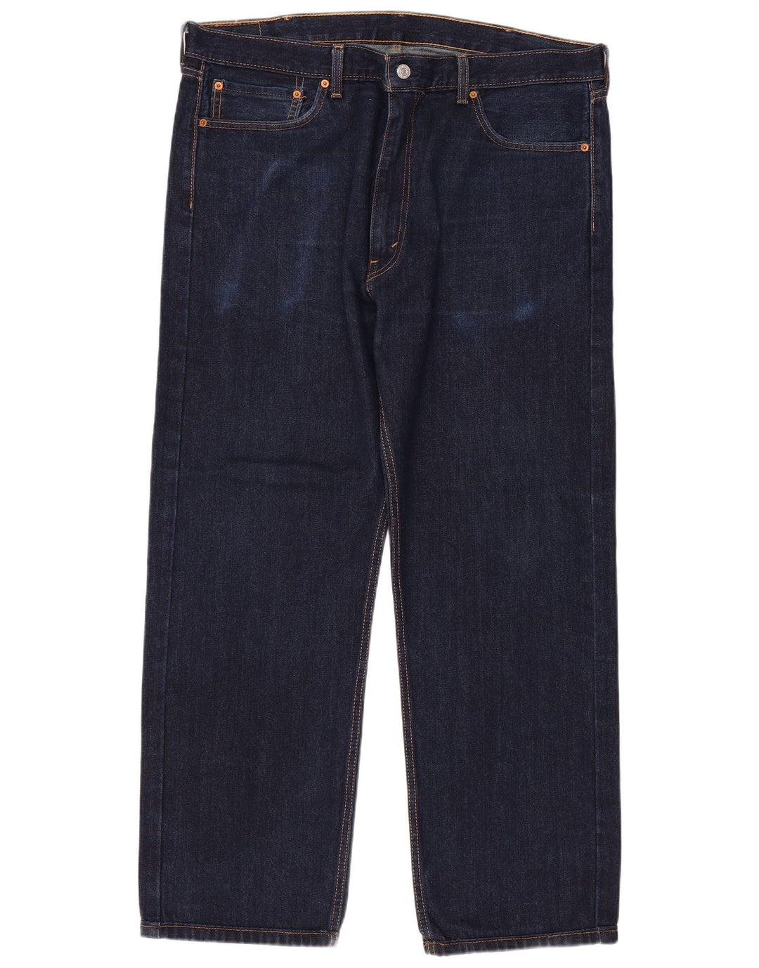 Levi's Mens 505 Straight Jeans W40 L29 Navy Blue Cotton