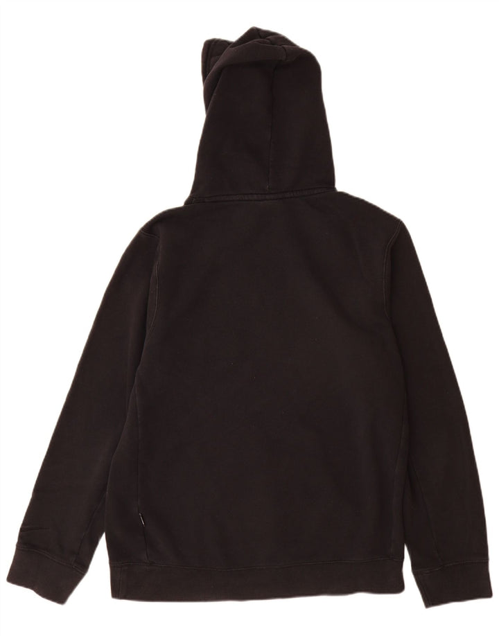 Nike Mens Graphic Hoodie Jumper Medium Black Cotton