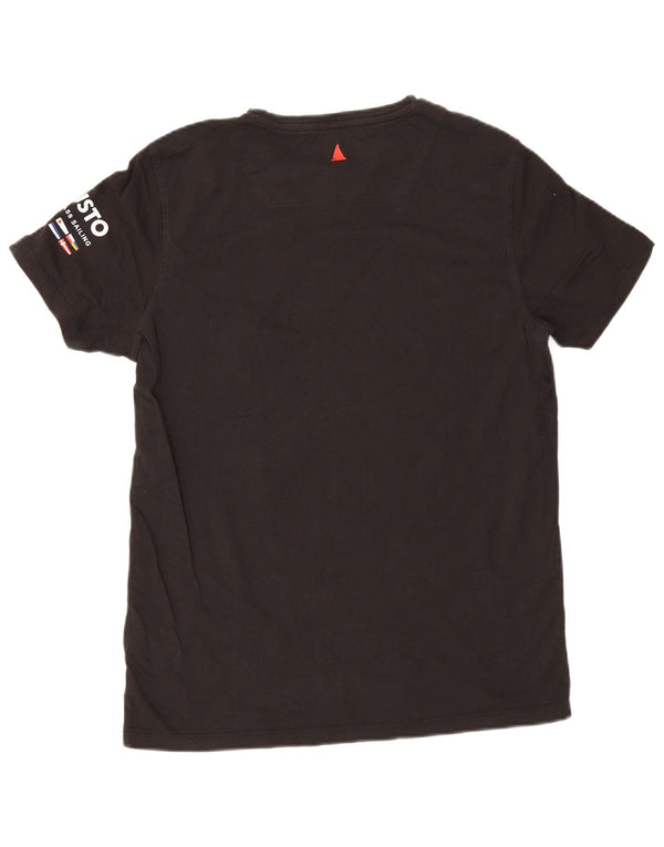 Musto Mens Graphic T-Shirt Top Medium Black Cotton