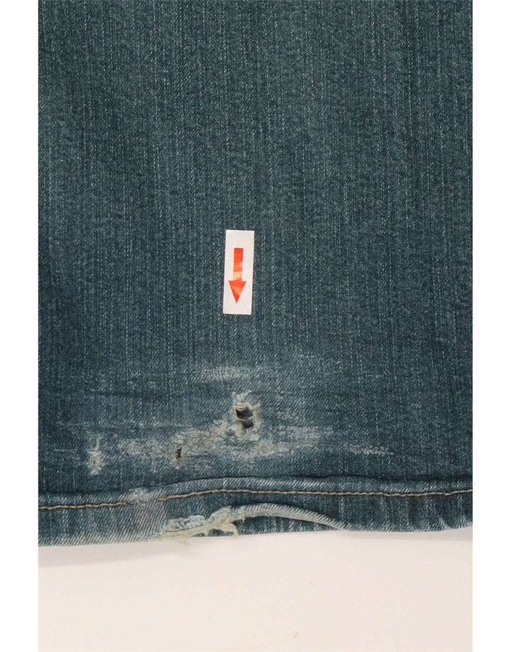 Diesel Womens Bootcut Jeans W27 L32 Blue Cotton