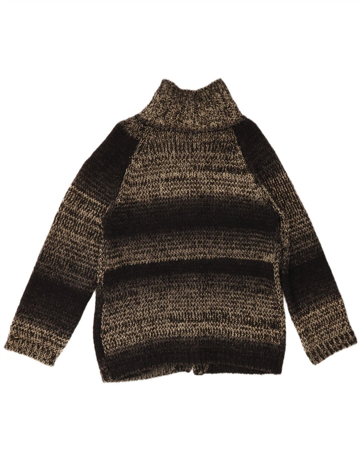 Vintage Mens Medium Black Flecked Wool