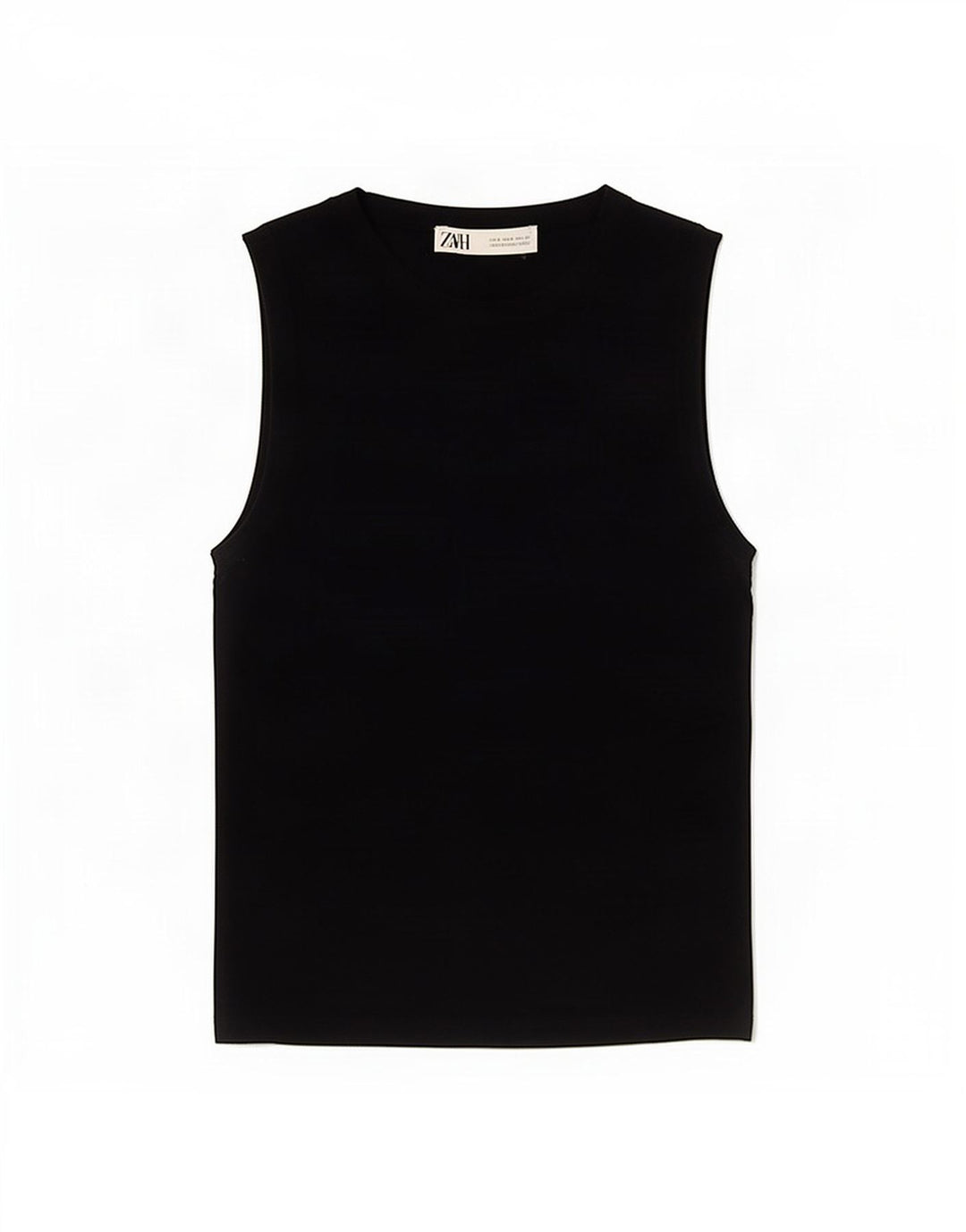Zara Womens Vest Top UK 8 Small Navy Blue