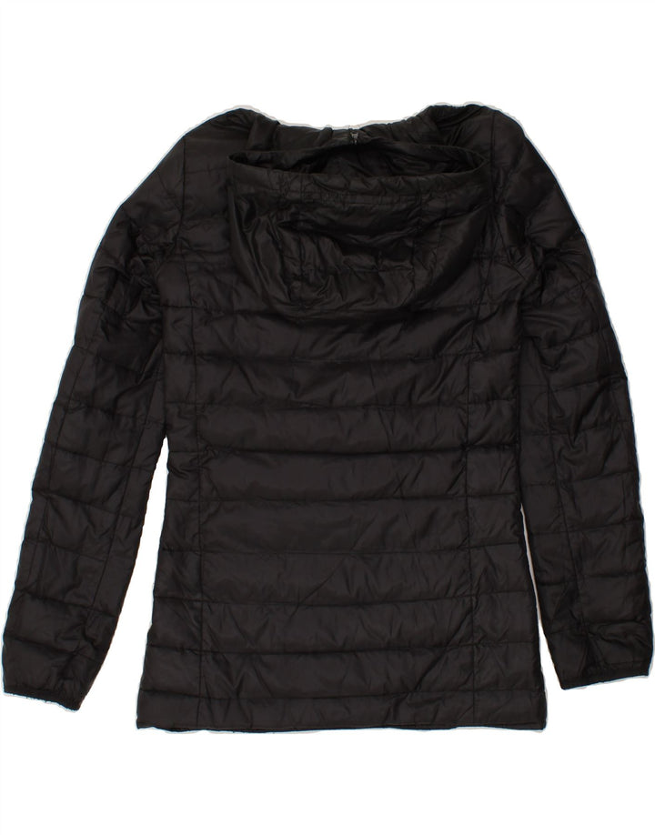 WOOLRICH Womens Hooded Reversible Padded Jacket UK 6 XS Black Nylon Vintage Woolrich and Second-Hand Woolrich from Messina Hembry 