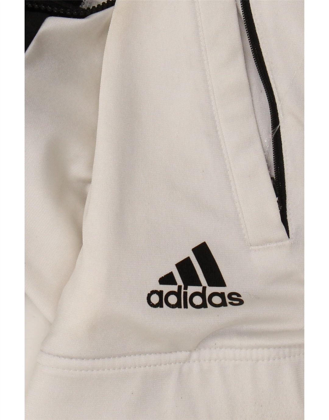 ADIDAS Mens Graphic Tracksuit Top Jacket Small Black Colourblock Polyester Vintage Adidas and Second-Hand Adidas from Messina Hembry 
