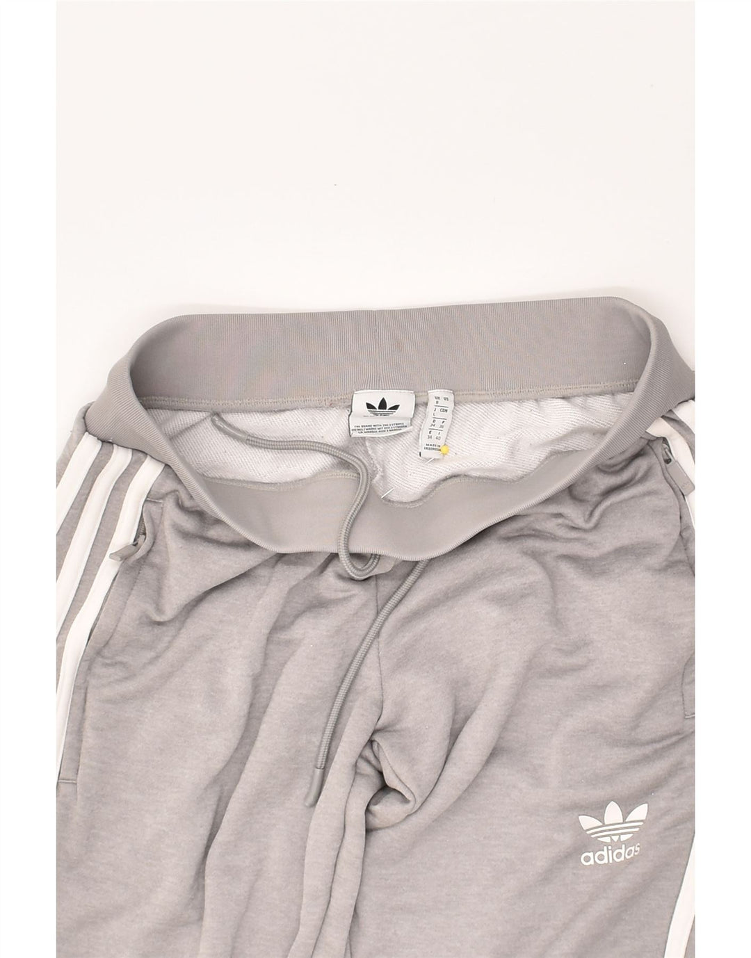 ADIDAS Womens Tracksuit Trousers Joggers UK 8 Small Grey Polyester | Vintage Adidas | Thrift | Second-Hand Adidas | Used Clothing | Messina Hembry 