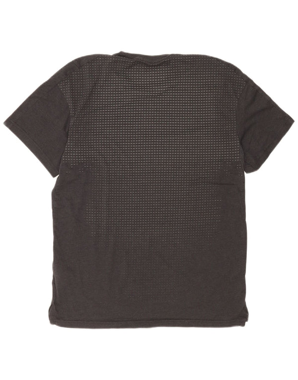 Nike Mens Dri Fit Graphic T-Shirt Top Small Grey Cotton