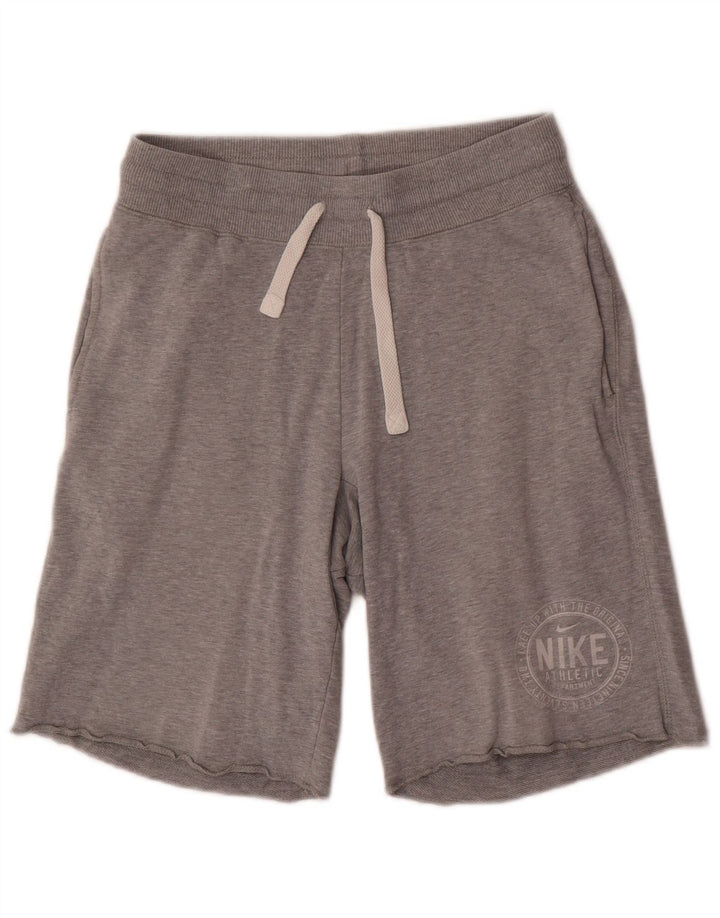 Nike Mens Graphic Sport Shorts XS  Grey Cotton