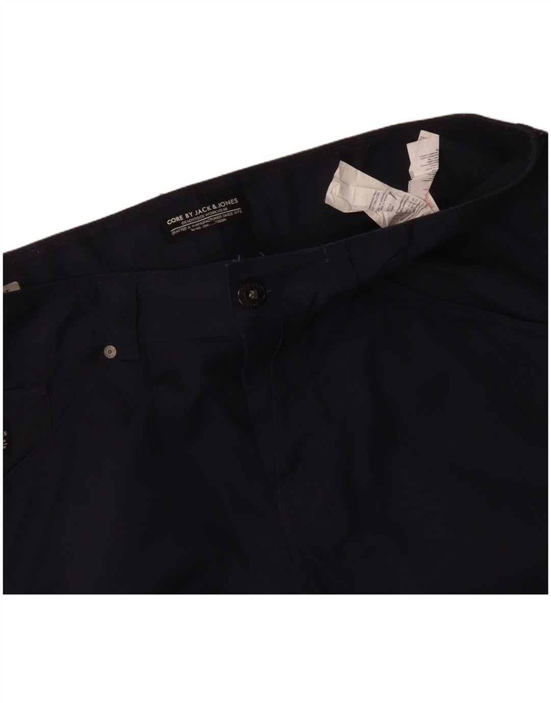 JACK & JONES Mens Casual Shorts W40 XL Navy Blue Cotton